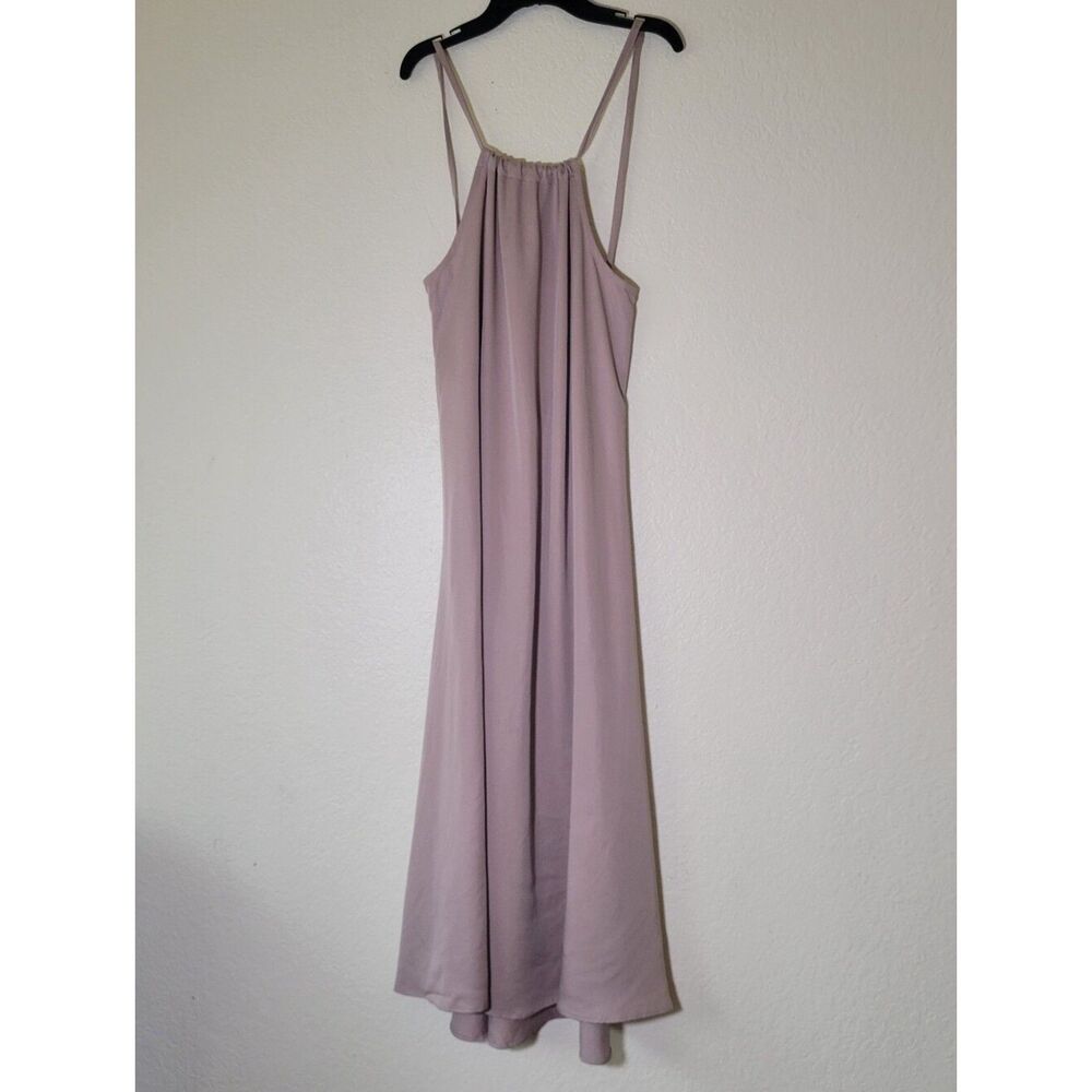 Jude & Layla | 100% Organic Lyocell Midi Halter Dress Minimalist Travel Chic OS